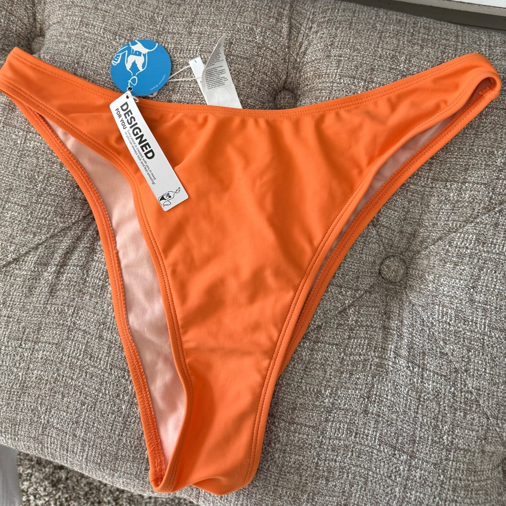 Cupshe Vibrant Orange Bikini Bottom